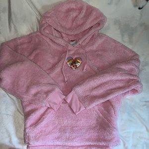 Hot Topic x Care Bears Tenderbear Hoodie + Shorts set